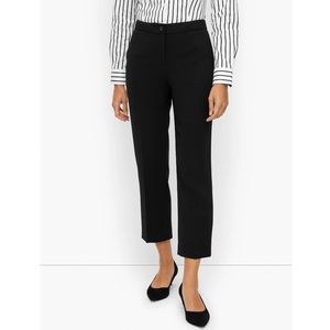 Talbots Black Demi Boot Crop Easy Pant in Black